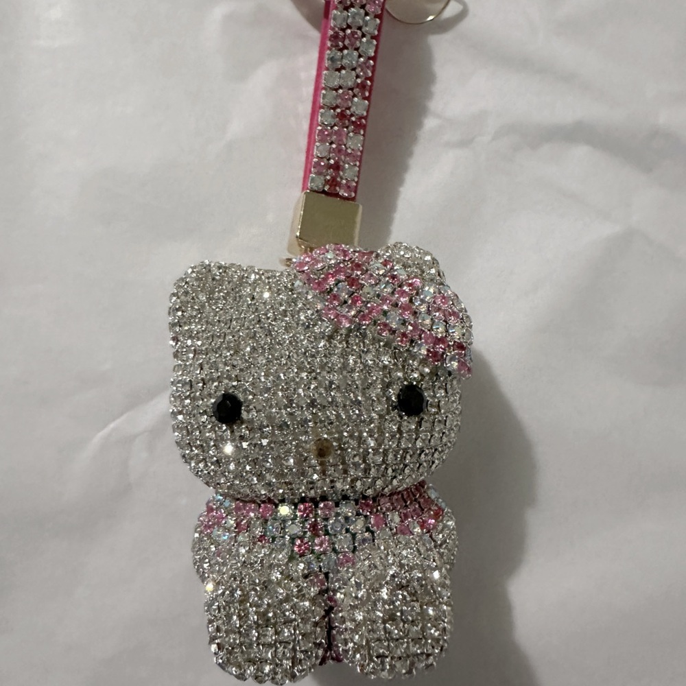 Crystal Hello Kitty Keychain